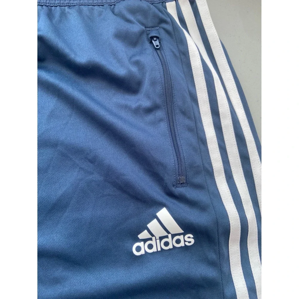 Adidas Primeblue Aeroready Mens 3XL Navy Blue 3-Stripe Athletic Gym Shorts